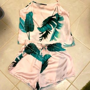 Tank & shorts palm nightwear